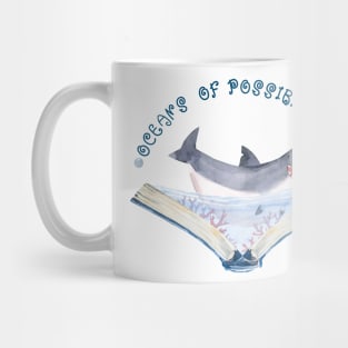 shark oceans possibilities reading 2022 Mug